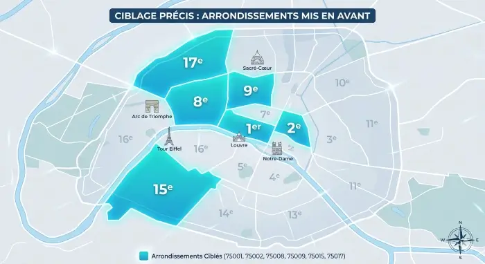 Zones d'intervention Cabinet comptable à Paris